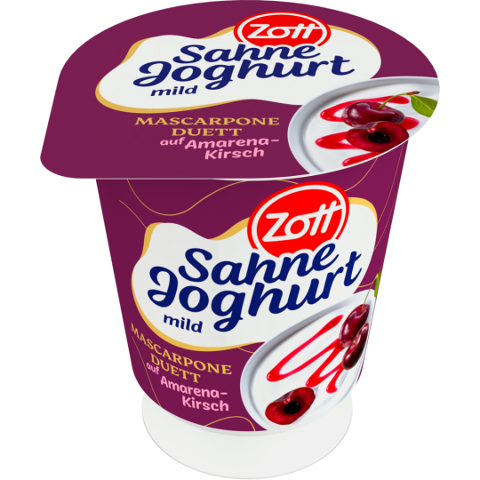 Zott Sahnejoghurt Mascarpone Duett Amarena-Kirsch 140g