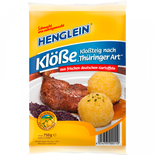 Henglein Kloßteig Unser Bester für rohe Klöße Thüringer Art 750g