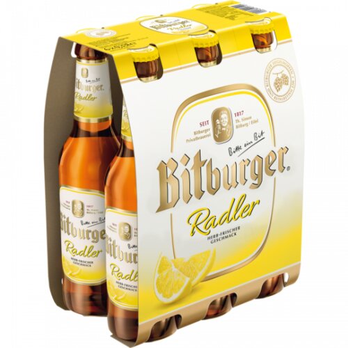 Bitburger Radler 6X0,33l Träger