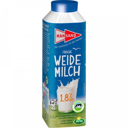 Hansano Weidemilch 1,8% 0,5l