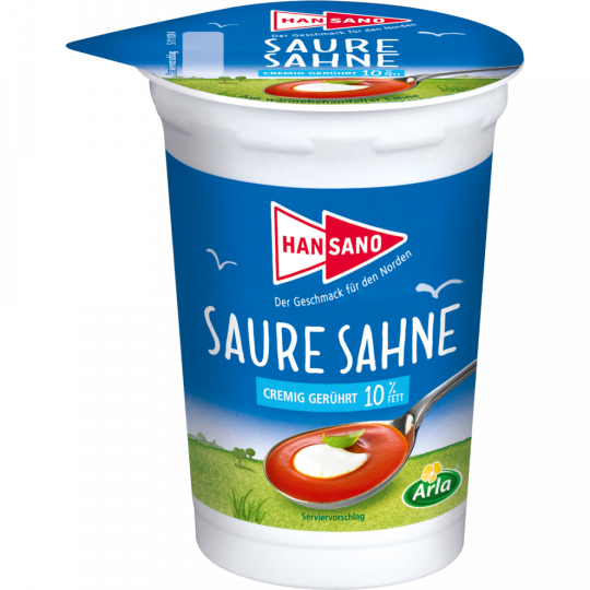 Hansano Saure Sahne flüssig 10% 200g