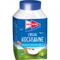 Hansano frische Kochsahne 15% 200g
