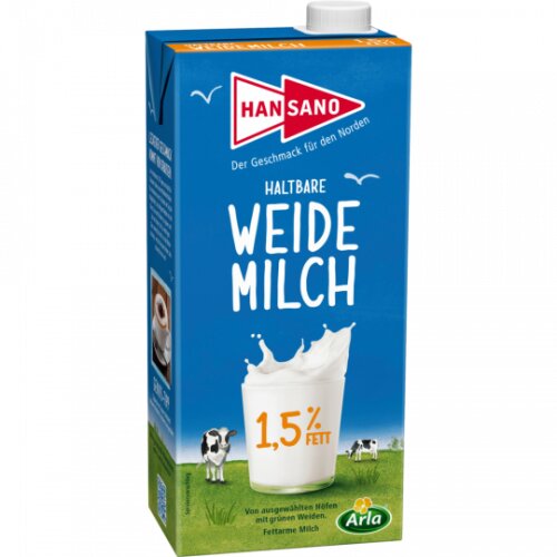 Hansano H-Weidemilch 1,8% 1l