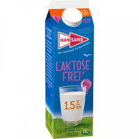 Hansano laktosefreie-Milch 1,5% 1l