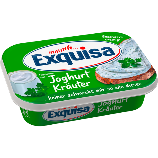 Exquisa Frischkäse mit Joghurt Kräuter 15% absolut 200g