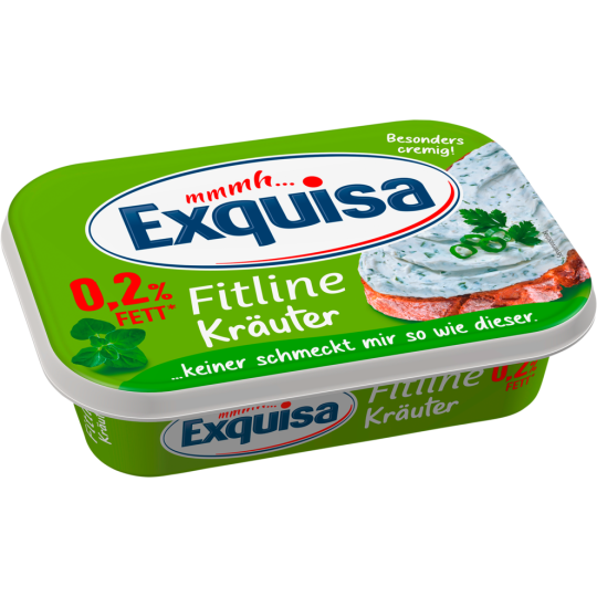 Exquisa Frischkäse fitline Kräuter 0,2% Fett i.Tr.200g