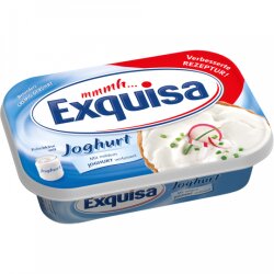 Exquisa Frischkäse mit Joghurt Natur 50% Fett i.Tr.200g