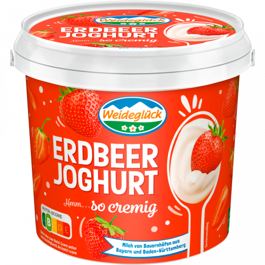 Weideglück Fruchtjoghurt Erdbeere 3,5% 1000g