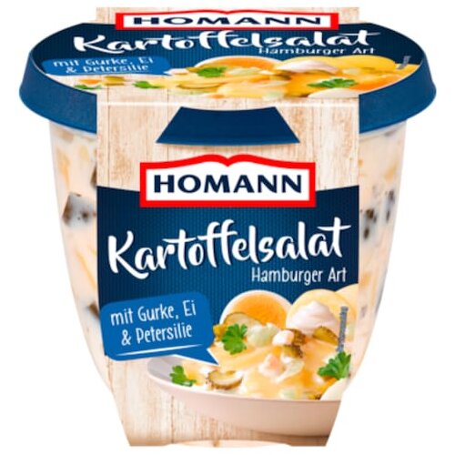 Homann Kartoffelsalat Hamburger Art Gurke & Ei 400g