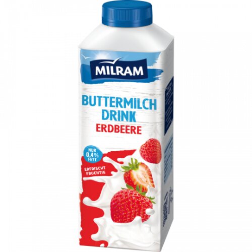 Milram Buttermilch Drink Erdbeer 750g