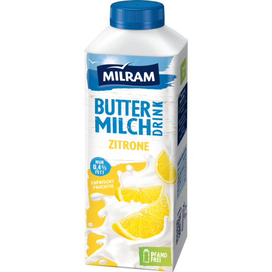 Milram Buttermilch Drink Zitrone 750 g