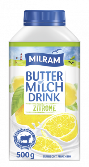 Milram Buttermilch Drink Zitrone 500 g