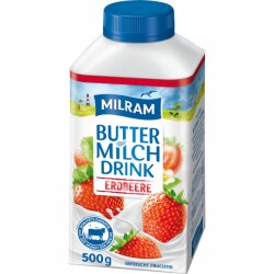 Milram Buttermilch Drink Erdbeere 500 g