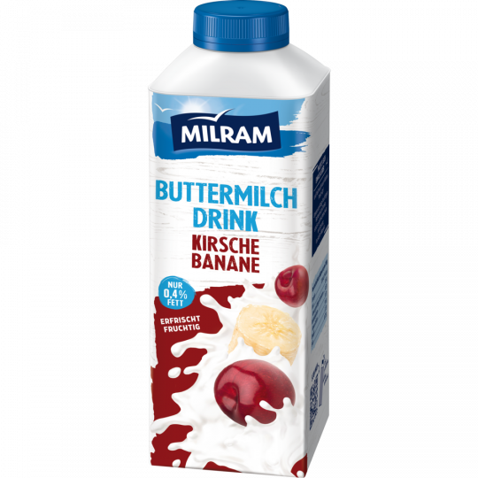 Milram Buttermilch Drink Kirsch Banane 750g