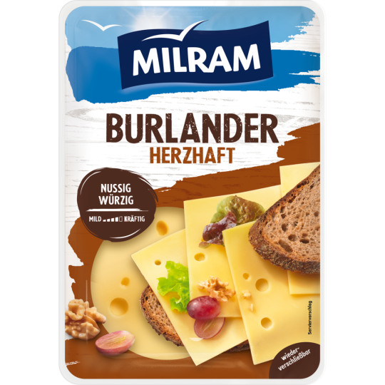 Milram Burlander herzhaft-würzig 48% Fett i.Tr.150g