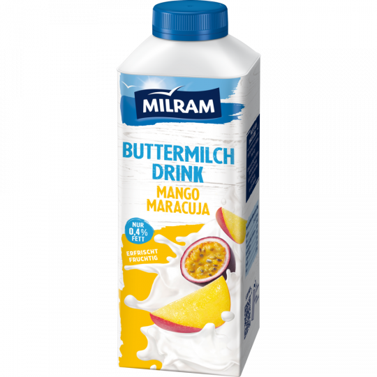 Milram Buttermilch Drink Mango-Maracuja 750g