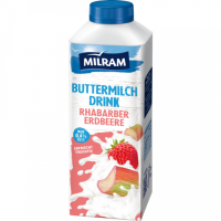 Milram Buttermilch Rhabarber Erdbeer 750 g