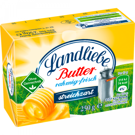 Landliebe Tafelbutter 250g