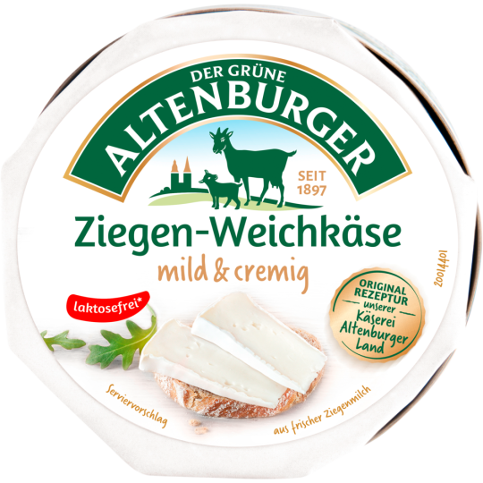 Altenburger Ziegen-Weichkäse 45% 150g
