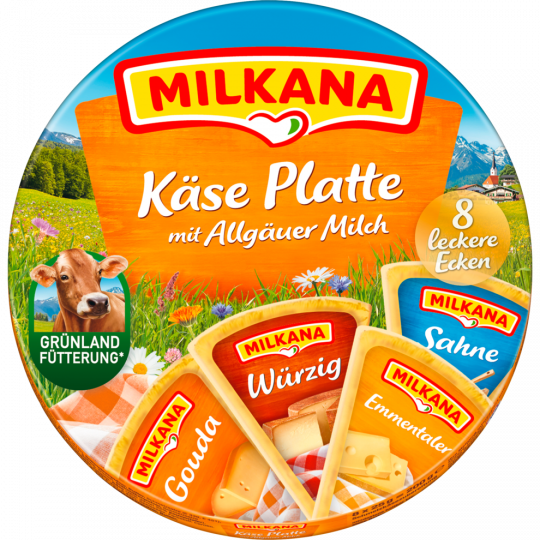 Milkana Käseplatte 40% Fett i.Tr.200g