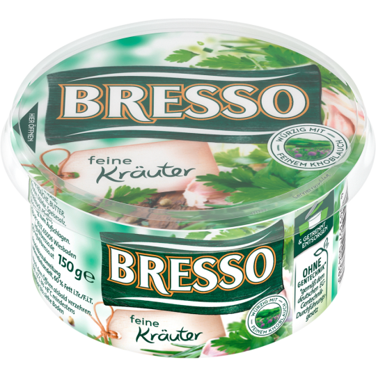 Bresso feine Kräuter 62% Fett i.Tr.150g