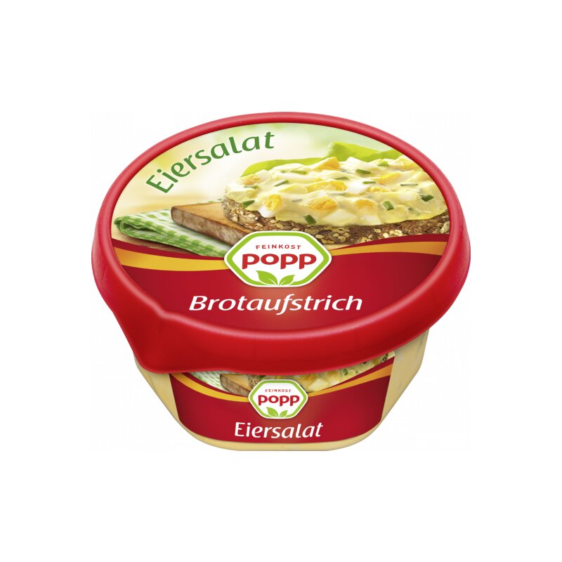 Popp Brotaufstrich Eiersalat 150g - Lebensmittel-Versand.eu | Lebensm