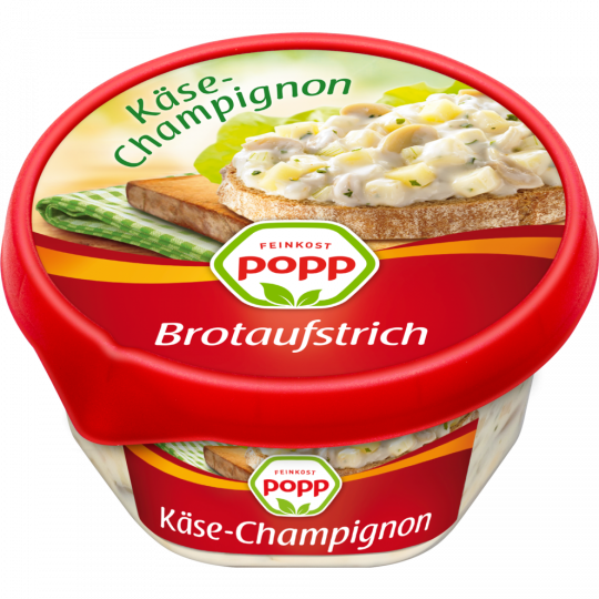 Popp Brotaufstrich Käse-Champignon 150g