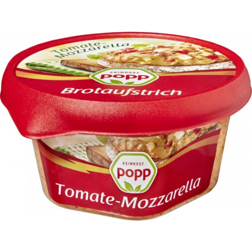 Popp Brotaufstrich Tomate Mozzarella 150g