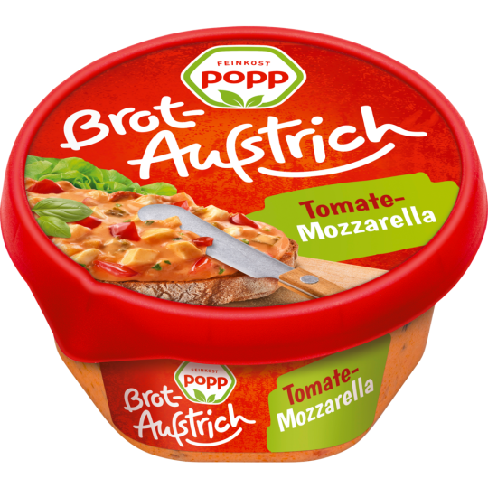 Popp Brotaufstrich Tomate Mozzarella 150g