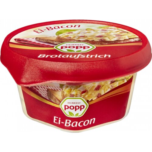 Popp Brotaufstrich Ei & Bacon 150g