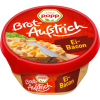 Popp Brotaufstrich Ei & Bacon 150g