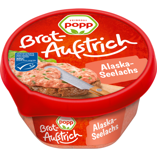 Popp Brotaufstrich Seelachs 150g