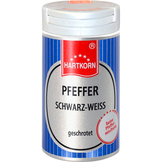 Hartkorn  Steak-Pfeffer Schwarz-Weiss