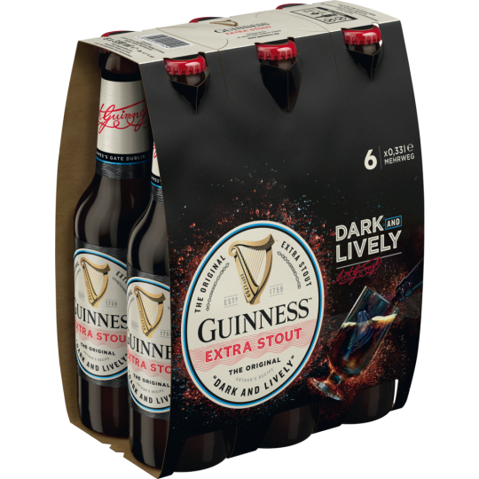 Guinness Extra Stout 6er 0,33l