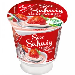 Gut & Günstig Sahnejoghurt mild Erdbeer 150g