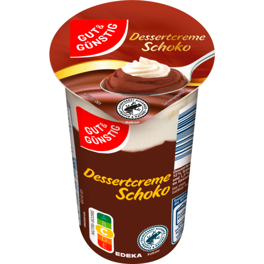 Gut & Günstig Dessertcreme Schoko mit 14% Sahne 200g