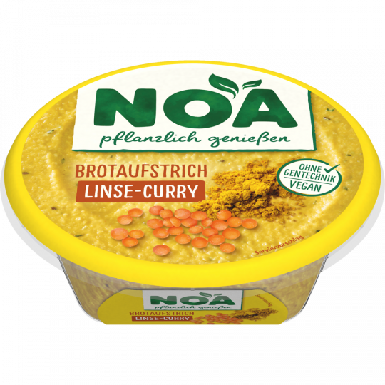 NOA Brotaufstrich Linse-Curry 175g