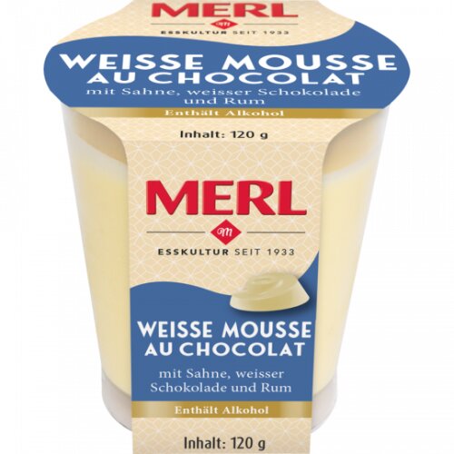 Merl Weiße Mousse Chocolat 120g