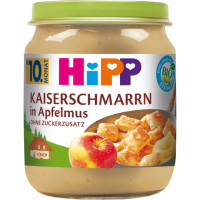 Bio Hipp Kleine Mehlspeise Kaiserschmarrn in Apfelmus ab...