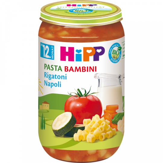 Bio Hipp Pasta Bambini Rigatoni Napoli ab dem 12.Monat 250g