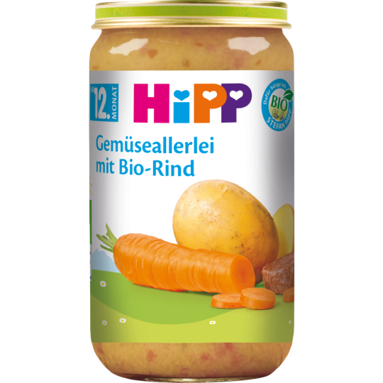 Bio Hipp Gemüse-Rind 250g