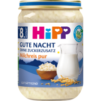 Bio Hipp Gute Nacht Milchreis pur ohne Zuckerzusatz ab...
