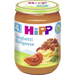 Bio Hipp Menü Spaghetti Bolognese nach dem 4.Monat 190g