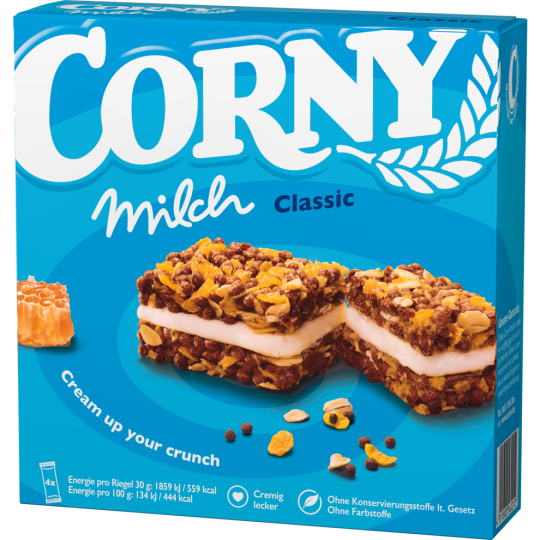 Corny Milch 4ST 120g