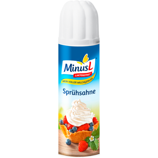 MinusL Sprühsahne 30% 250g