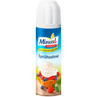 MinusL Sprühsahne 30% 250g