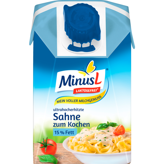 MinusL Sahne zum Kochen 15% 200g