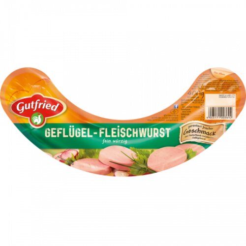 Gutfried Geflügel Fleischwurst 400g