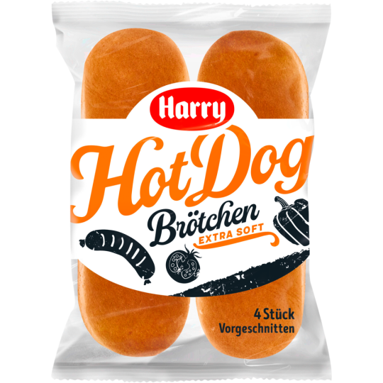 Harry Hot Dogs 4er 250g