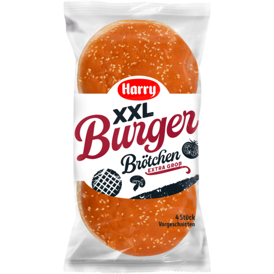 Harry XXL Burger Brötchen 4er 300g
